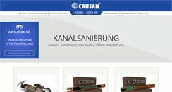 Desktop Screenshot of cansan.de